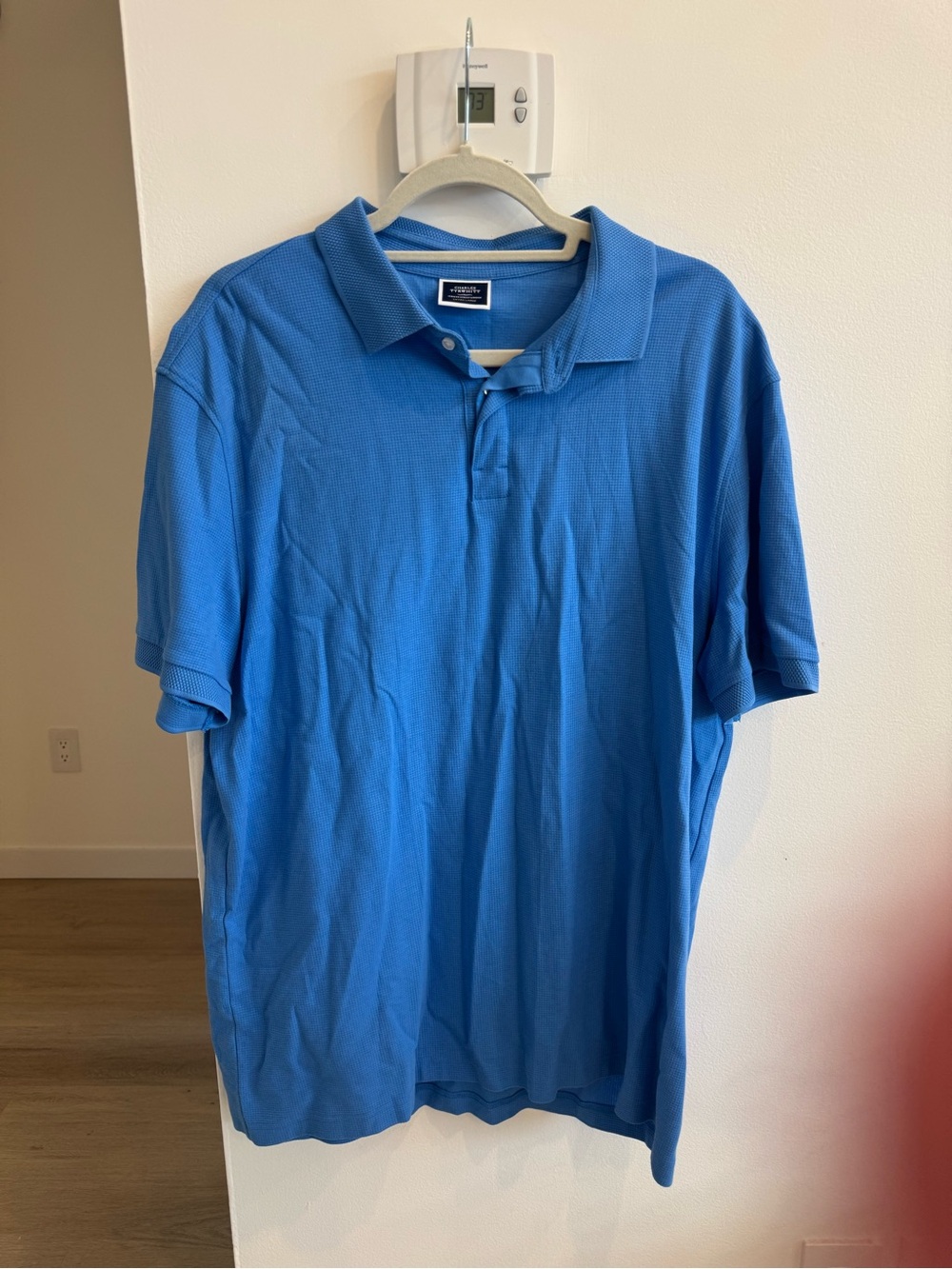 Charles Tyrwhitt Blue Short-Sleeve Polo
